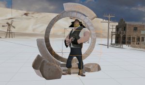 UPBGE Настройка порталов для перемещения