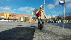 Финты на моноколесе inmotion v5f.