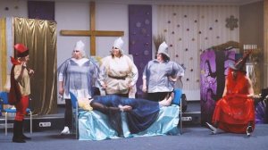 сценка ''Три Богатыря и  Храпящая Царевна'' ,Новый Год 2018/2019