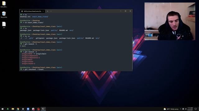 Getting code from remote branches on Github смотреть онлайн