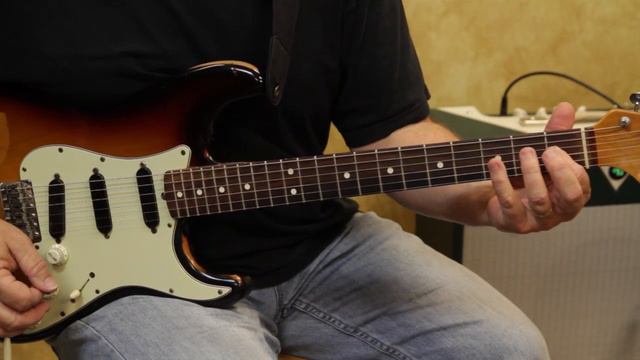 Country Style Chord Progession Fender Stratocaster смотреть онлайн