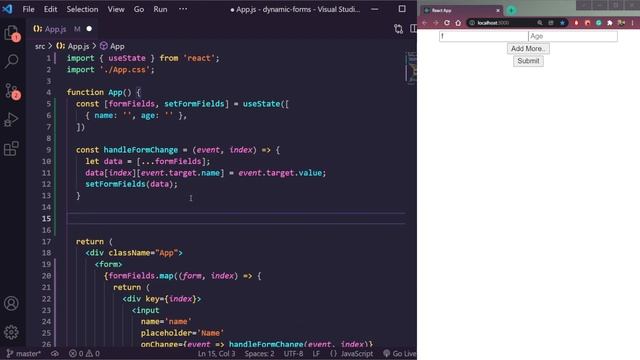 Dynamic Forms - How to Add Dynamic Forms in React