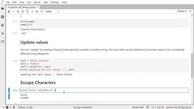 String Manipulation in Python - I