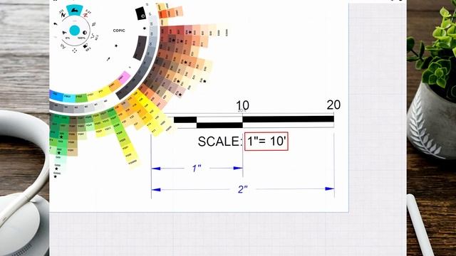 Concepts App tutorial for beginners how to add a scale