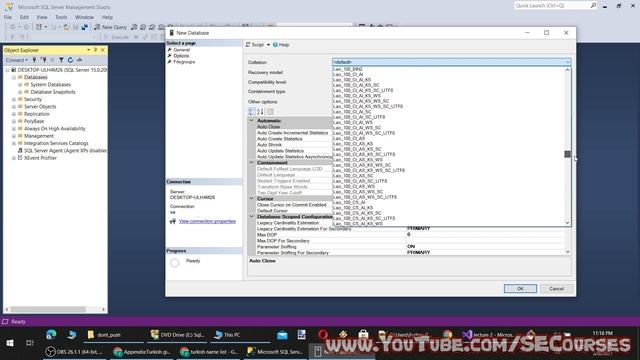 C# Programming (Intermediate) - Lecture 2: SQL Server, CRUD, DisplayMemberPath, ObservableCollectio