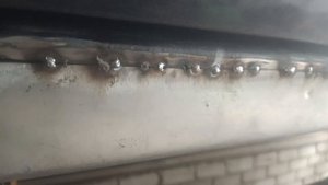 Opel Astra. Сварка порогов