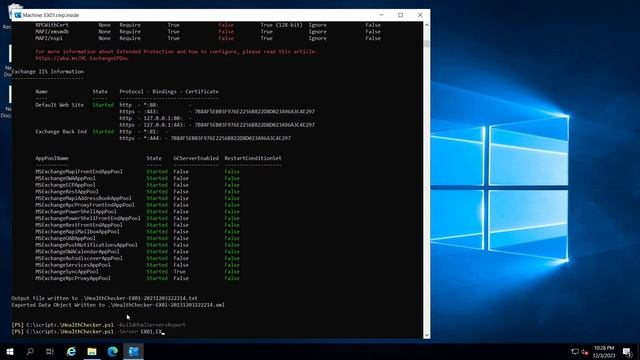 Exchange Server PowerShell Script | Exchange Healthchecker.ps1 Script - Techi jack смотреть онлайн