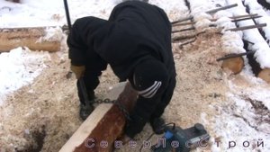 Строганное бревно - Изготовление по вожегодски!