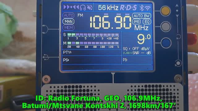 16.06.2024 13:36UTC, [Es], Radio Fortuna, Грузия, 106.9МГц, 1698км