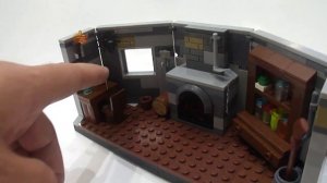 Хижина Хагрида из Лего. Самоделка по Гарри Поттеру.