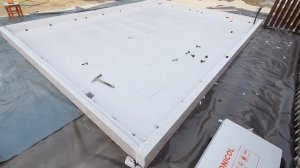 УШП под гараж. Основание под плиту из ЭППС. Фундамент гаража