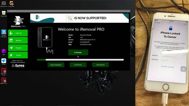 NEW iCloud Bypass IOS 15 GSM/MEID With SIM/Calls/Network/Signal| Windows Jailbreak смотреть онлайн