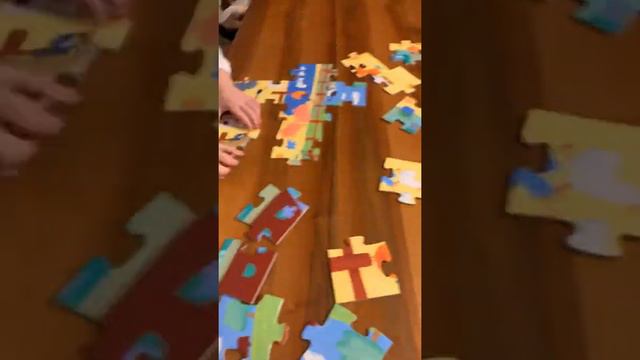 Puzzle bambini DJECO baby kids the cows on the farm +3 смотреть онлайн