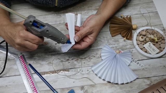 Como hacer Angeles de papel súper fácil смотреть онлайн