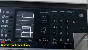 How to reset Maintenance Counter Sharp AR -6020v