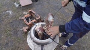Мясо в тандыре с овощами ???