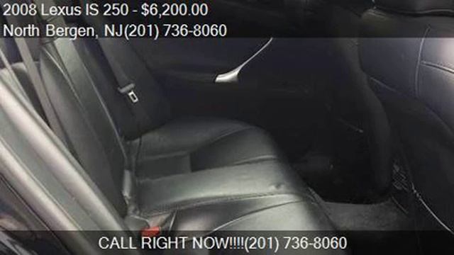 2008 Lexus IS 250 Base AWD 4dr Sedan for sale in North Berge смотреть онлайн