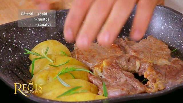 Gateste la grill cu gratarul Regis Stone Griddle Pan смотреть онлайн