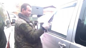 Как открыть дверь на VW T5.