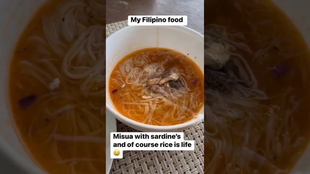 Filipino food #misua