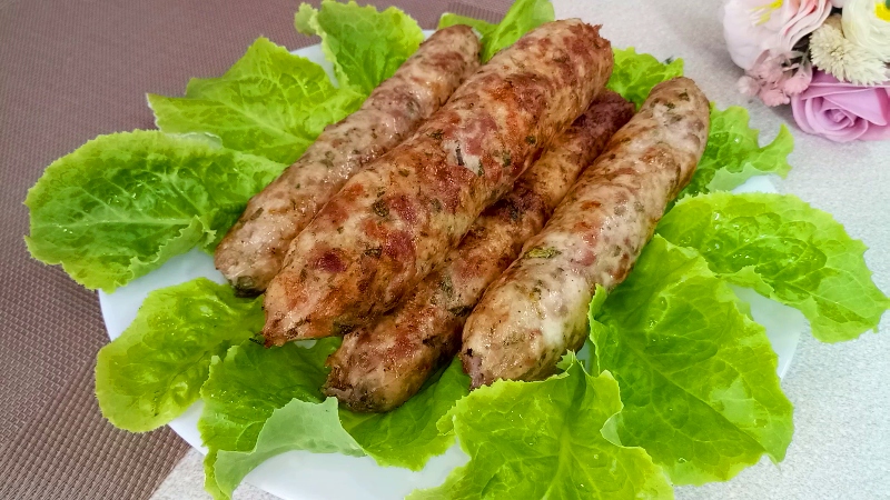 Обычный рецепт люля-кебаб, но не обычное приготовление.