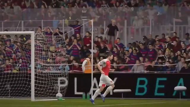 Over head goal - Iniesta FIFA 16 смотреть онлайн