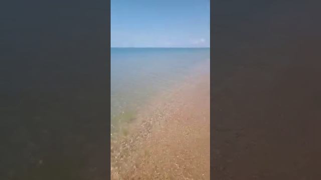 Черное море! Благовещенская. Море недалеко от центрального пляжа станицы.