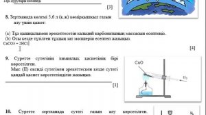 8 сынып Химия 2-тоқсан ТЖБ|СОЧ тапсырмаларын талдау