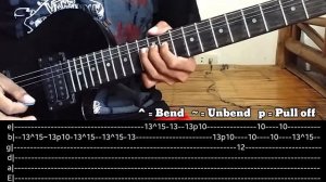 Bed of Roses - Bon Jovi | Guitar solo tutorial | Slow approach with TAB!