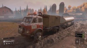 Zikz 5368 (Service truck) & FUEL trailer | SnowRunner PS5