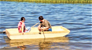 Как мы лодку из пенополистирола строили. 4 серия. Нос и корма. Черновая сборка. Подгонка деталей.