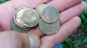 Коп в лесу порадовал серебряная монета! Поиск монет с мд minelab go find