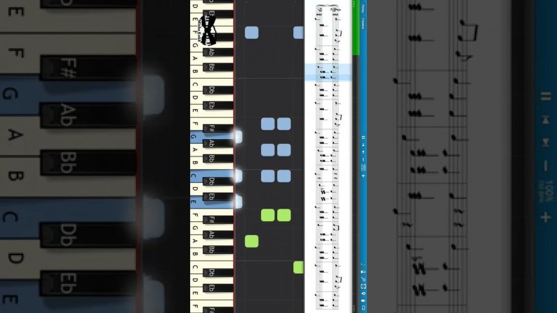 O du lieber Augustin - How To Play on Piano #shorts #pianotutorial #synthesia