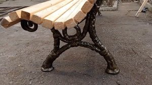 Восстановление ЧУГУННОЙ Скамьи!