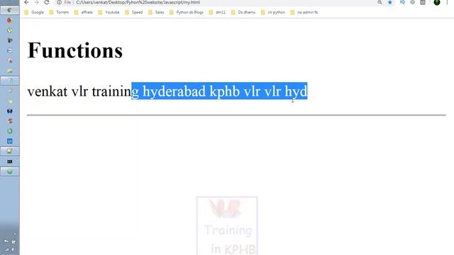 What Is Strings Slice, Substring, Substr, Replace Methods In JavaScript Tutorials In Telugu 18