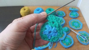 Африканский цветок крючком. Вяжем крючком вместе.