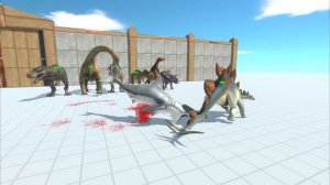 Aquatics + Reptiles vs Dinosaurs - Animal Revolt Battle Simulator