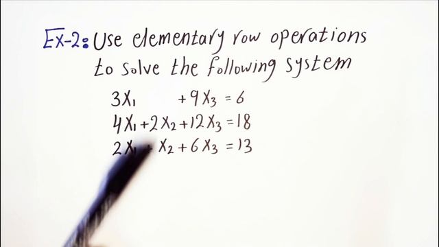 Solve the systems of linear equations by Gaussian elimination شرح طريقة حل النظام الخطي смотреть онлайн