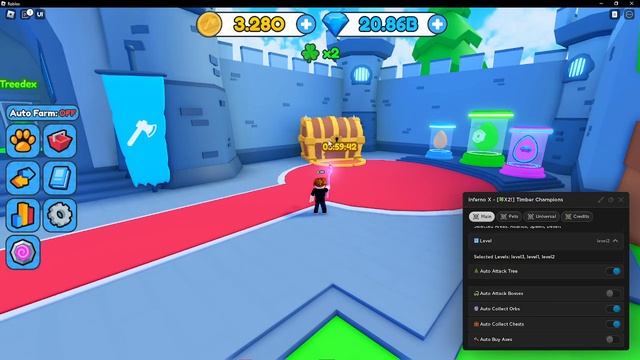 ? ЛУЧШИЙ СКРИПТ на АВТО-ФАРМ ДЕРЕВЬЕВ Timber Champions в Roblox! | АВТО-ОТКРЫВАНИЕ ЯЙЦ и ДРУГОЕ! ? смотреть онлайн