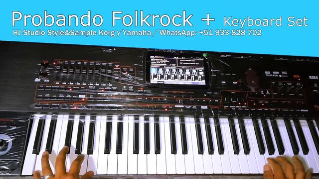 Folkrock de Yamaha PSR 340 en Korg Pa4X смотреть онлайн