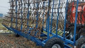 Сцепка борон СБГ-15/2 двухследная с тяжёлыми боронами БЗТС  и Сцепка борон БЗУ -14/1 односледная