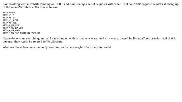 DevOps & SysAdmins: "WS" HTTP Headers смотреть онлайн