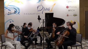 Faculty of Opus 1 Summerfest Plays Scherzo from Brahms Piano Quintet in F Minor, Op.34