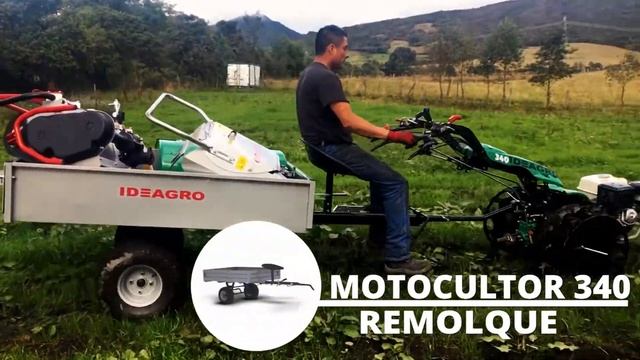 Motocultor Ferrari con Remolque