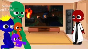 Rainbow Friends Different AU React To Origin of the Rainbow Friends II Gacha Club