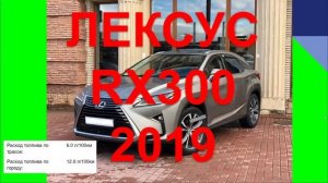 ЛЕКСУС RX300 2019. ОТЗЫВ ЛЕКСУС