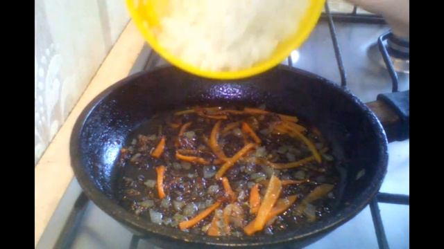 Рис с овощами ( постное блюдо) - Очень вкусный рецепт смотреть онлайн