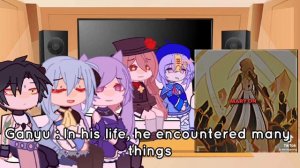 Characters in Liyue react to Rex Lapis (Zhongli)||Genshin Impact||Gacha club