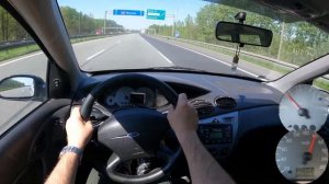 ТЕСТ ДРАЙВ ОЛДОВОГО  ФОРД ФОКУС  МК1(1.8 115Л.С.)ОБЗОР,/в движении