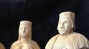 Как вырезать из дерева шахматную фигуру королева (ФЕРЗЬ) 2часть (резьба по дереву)